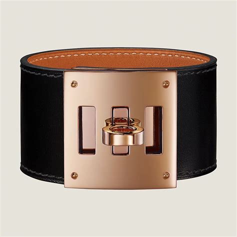 hermes kelly dog bracelet black|hermes 18k diamond bangle bracelet.